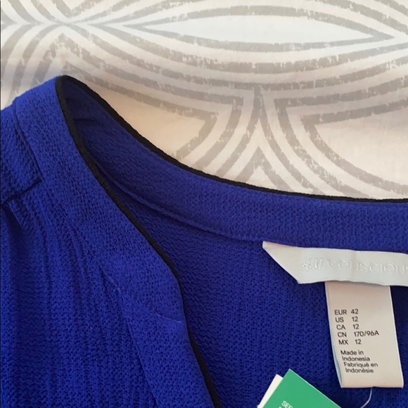 Beautiful royal blue H & M dress size 12 - Picture 4 of 6